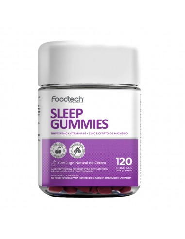 Sleep Gummies 120 unid - Foodtech...