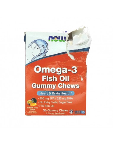 Omega-3 Fish oil Gummy 36 unid - Now...