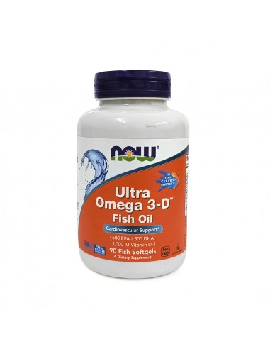 Ultra Omega 3-D 90 caps - Now Foods...